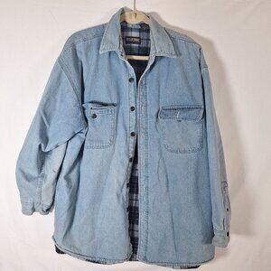 Wolverine Jeans Button Down Shirt Jacket size XL